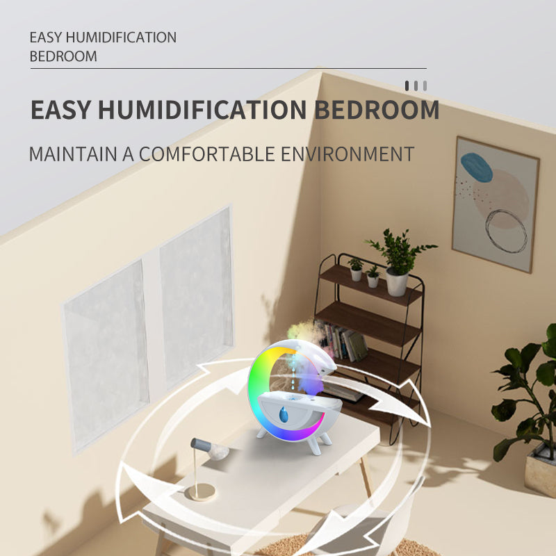 AuraCloud - Anti-Gravity Water Drop Humidifier & Mood Light