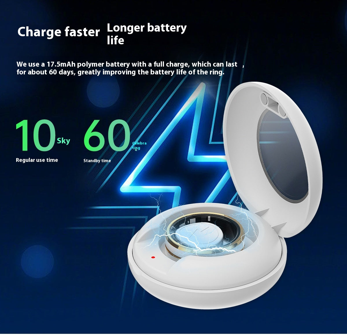 AuraTrack Stealth - Ultra-Slim Smart Ring for Fitness & Recovery
