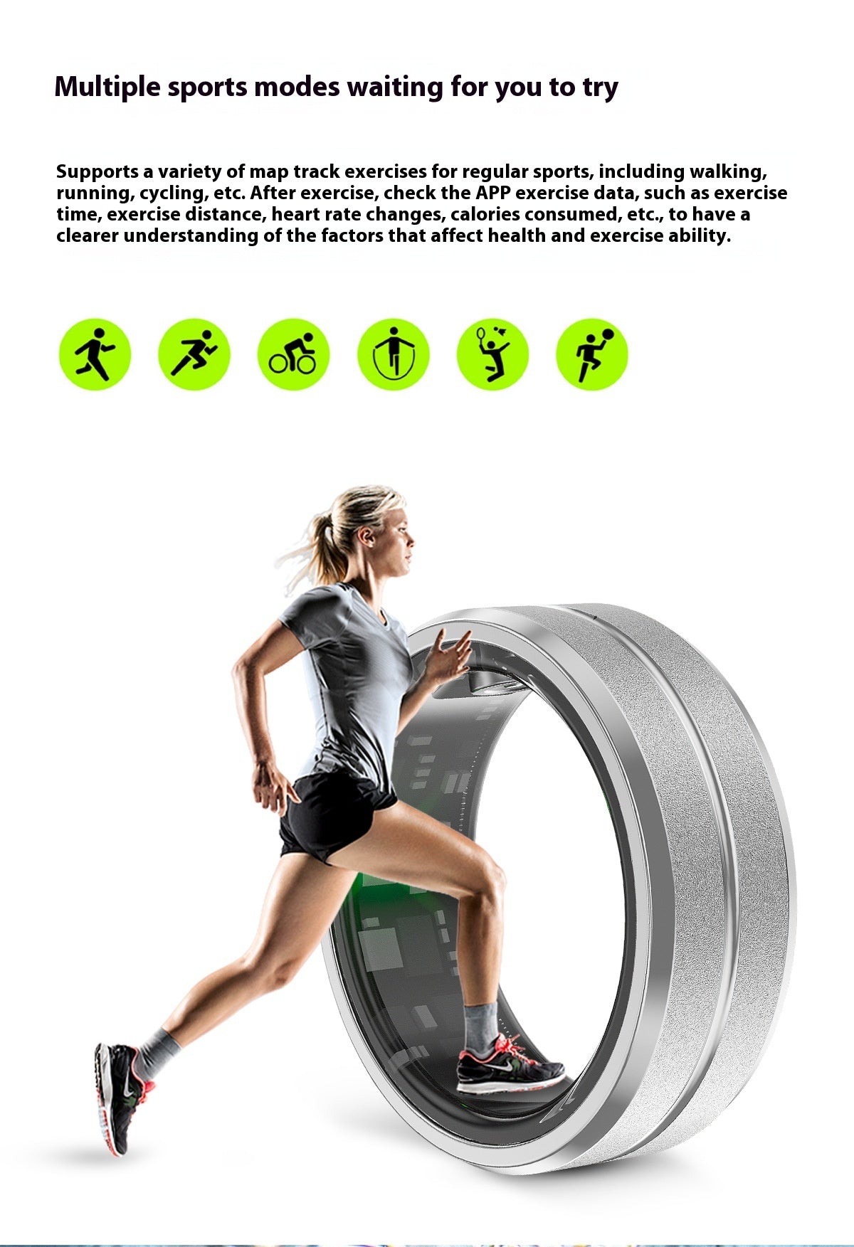 AuraTrack Stealth - Ultra-Slim Smart Ring for Fitness & Recovery
