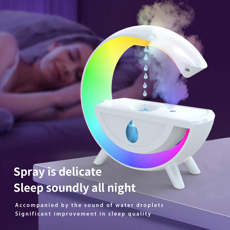 AuraCloud - Anti-Gravity Water Drop Humidifier & Mood Light