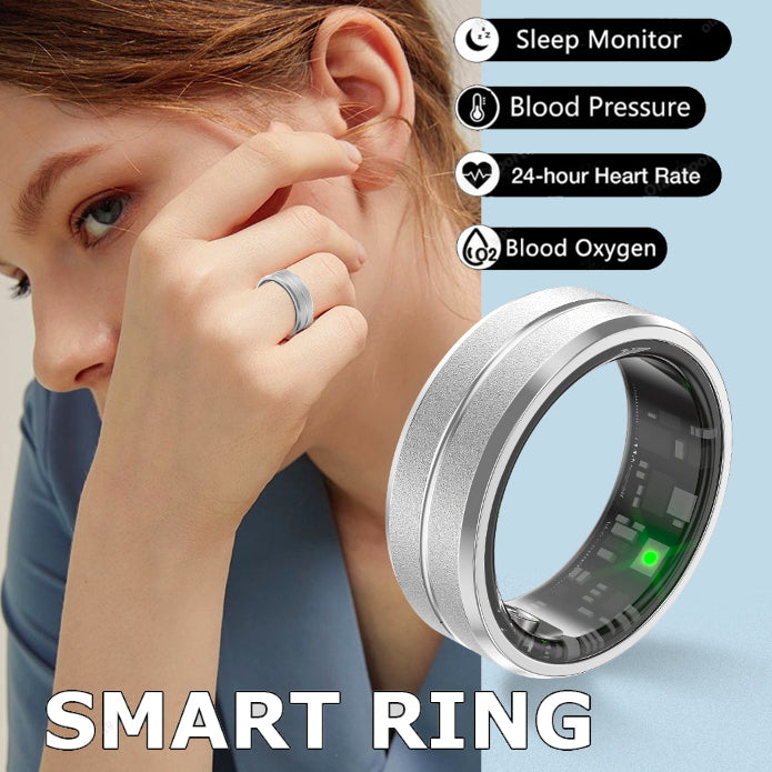AuraTrack Stealth - Ultra-Slim Smart Ring for Fitness & Recovery